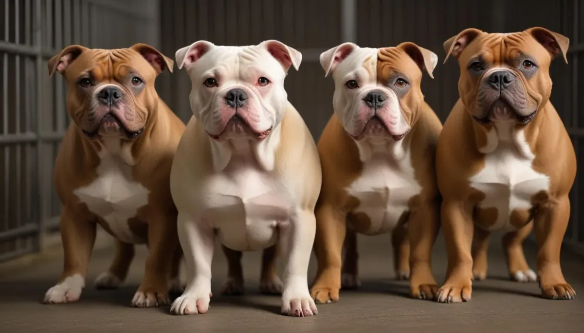 Ilustração da seção: Características do American Bully
